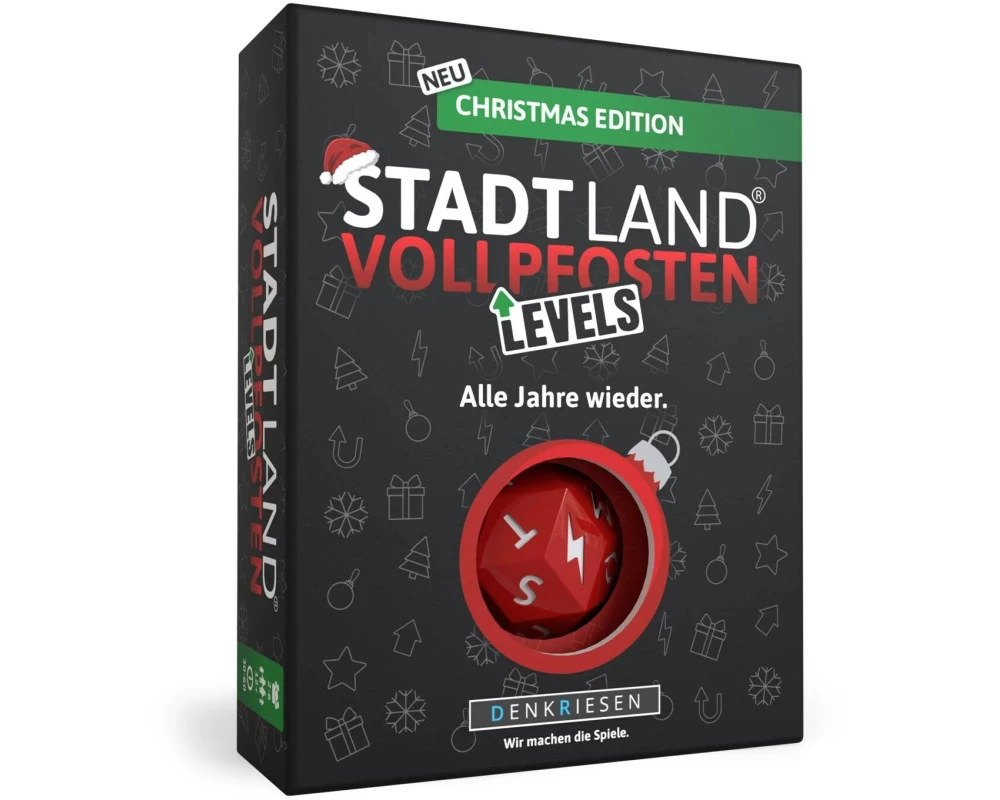 Denkriesen Stadt Land Vollpfosten – Levels Christmas Edition (d)
