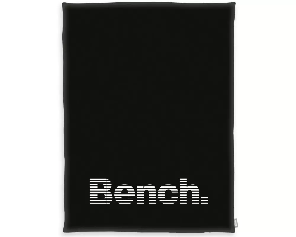 Herding Decke Bench 150 x 200 cm, Schwarz/Weiss