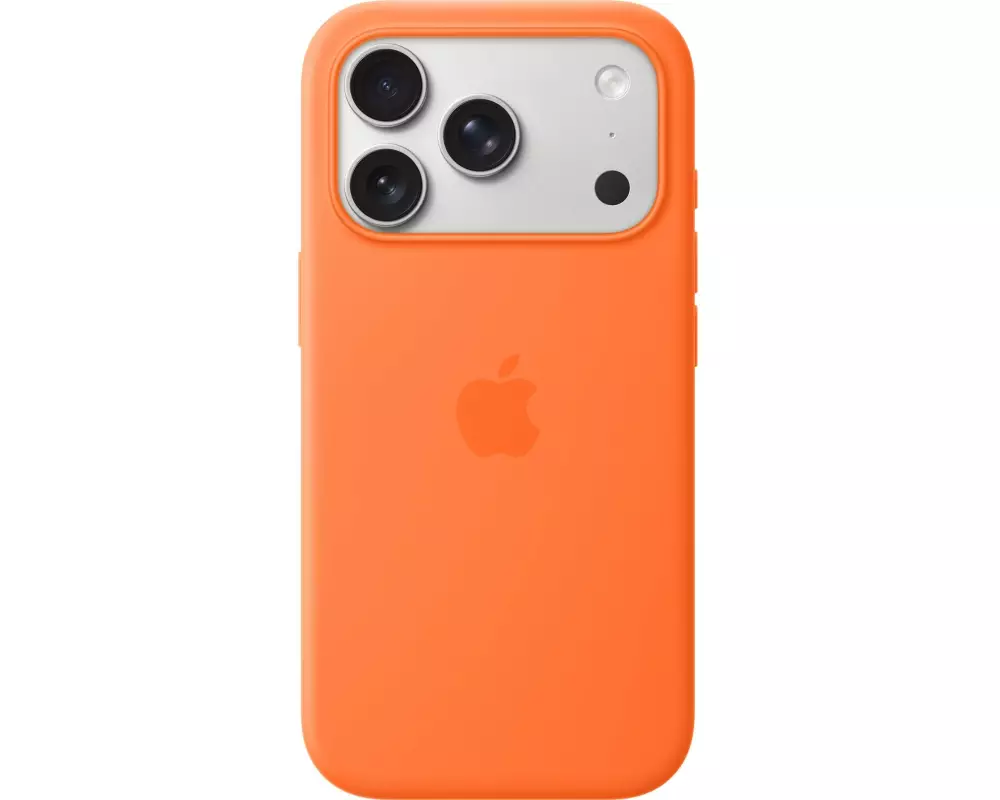 Apple Back Cover Silicone MagSafe Case iPhone 17 Pro Orange