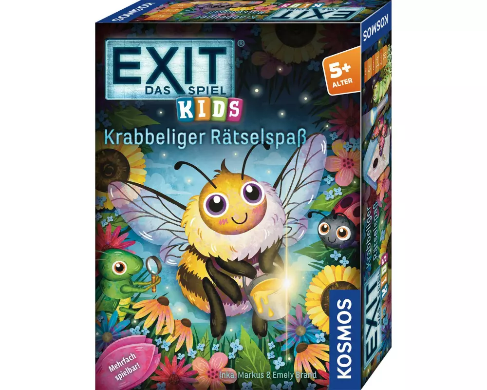 Kosmos Kinderspiel EXIT Kids Krabbeliger Rätselspass
