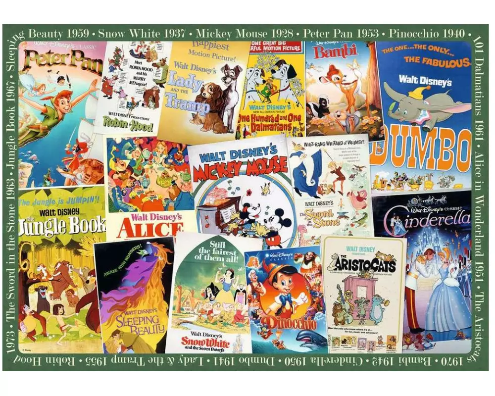 Ravensburger Puzzle Disney Vintage Movie Poster