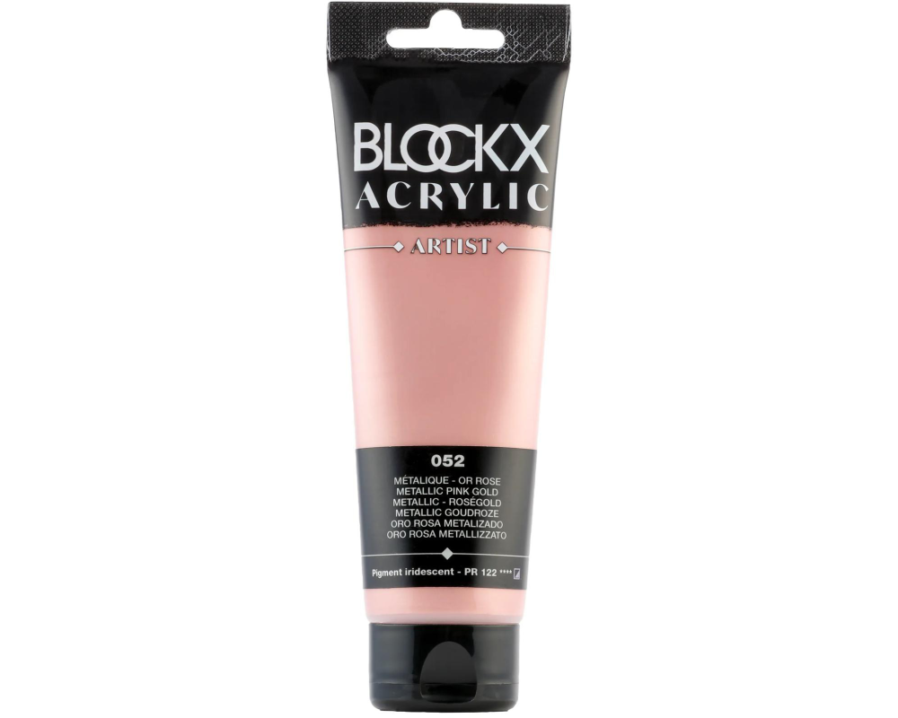 BLOCKX Acrylfarbe 120ml 60052BXC metallic rosegold