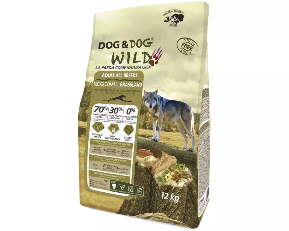 Dog&Dog Trockenfutter Wild Regional Grassland, 12 kg