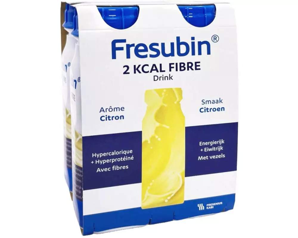 Fresubin 2 kcal Fibre Drink Lemon 4 x 200 ml