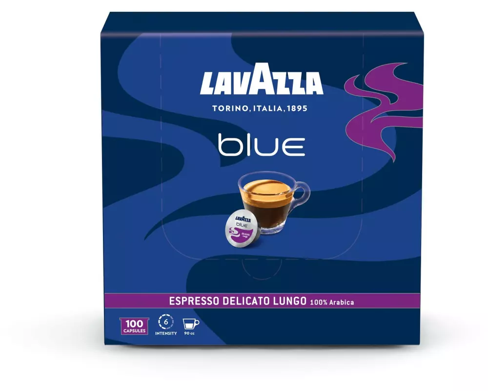 Lavazza Kaffeekapseln Blue Espresso Delicato Lungo 100 Stück