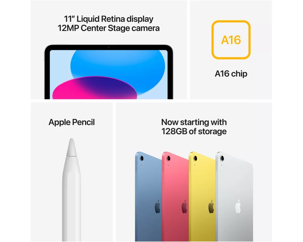 Apple iPad A16 11th Gen. 2025 WiFi 128 GB Pink