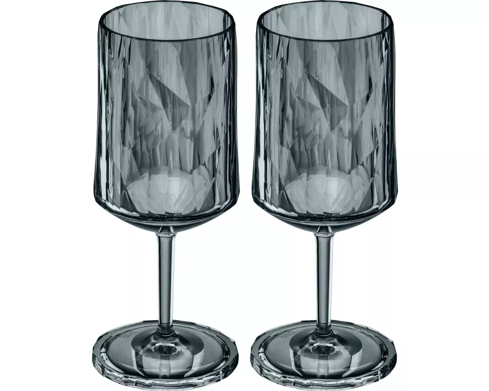 Koziol Cocktailglas Club No. 4 300 ml, 2 Stück, Grau