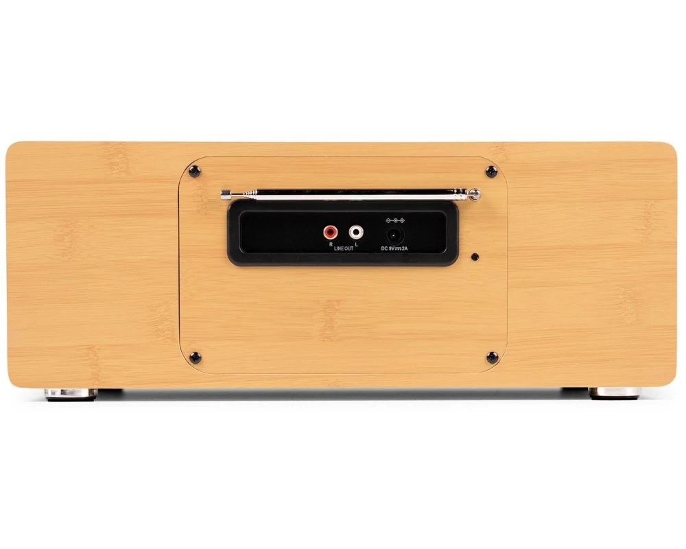 Audizio Avola-BMB DAB+/FM Radio mit BT u. CD, WLAN, bambus Braun