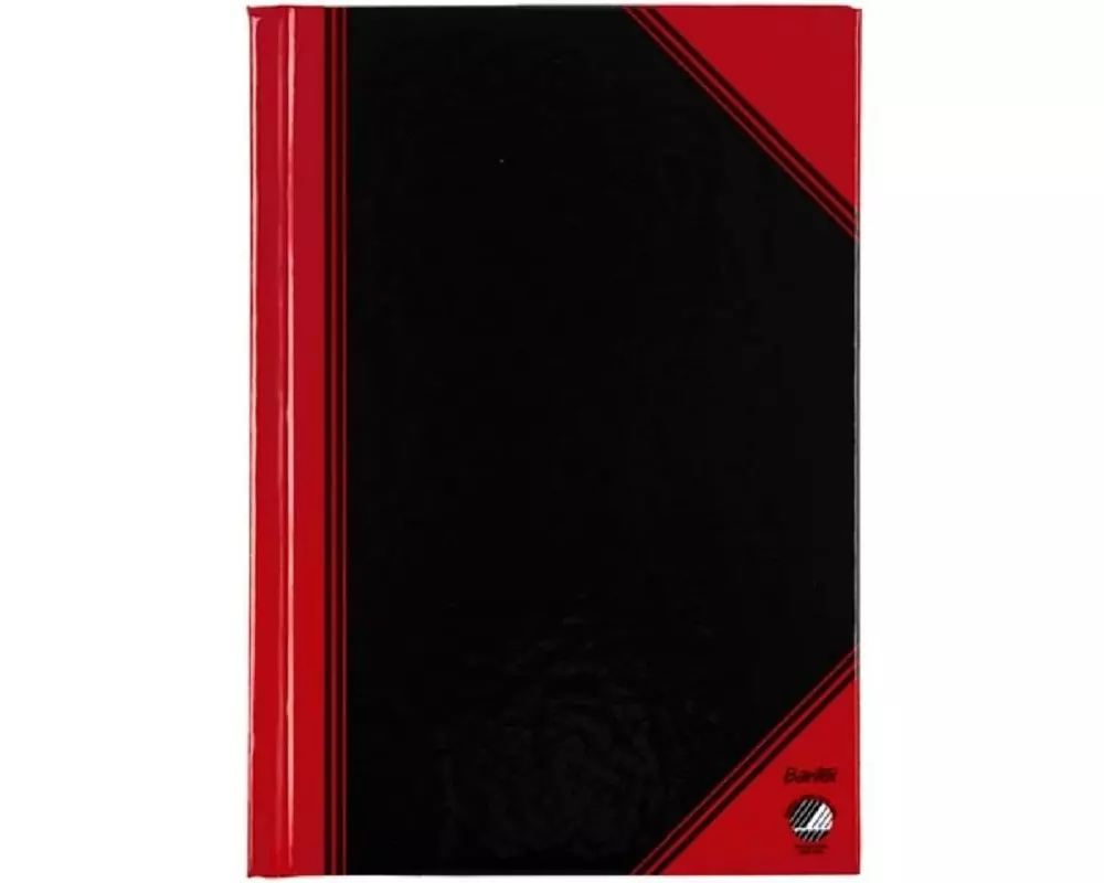 Bantex Notizbuch Bantex A6 96 Seiten, Schwarz/Rot