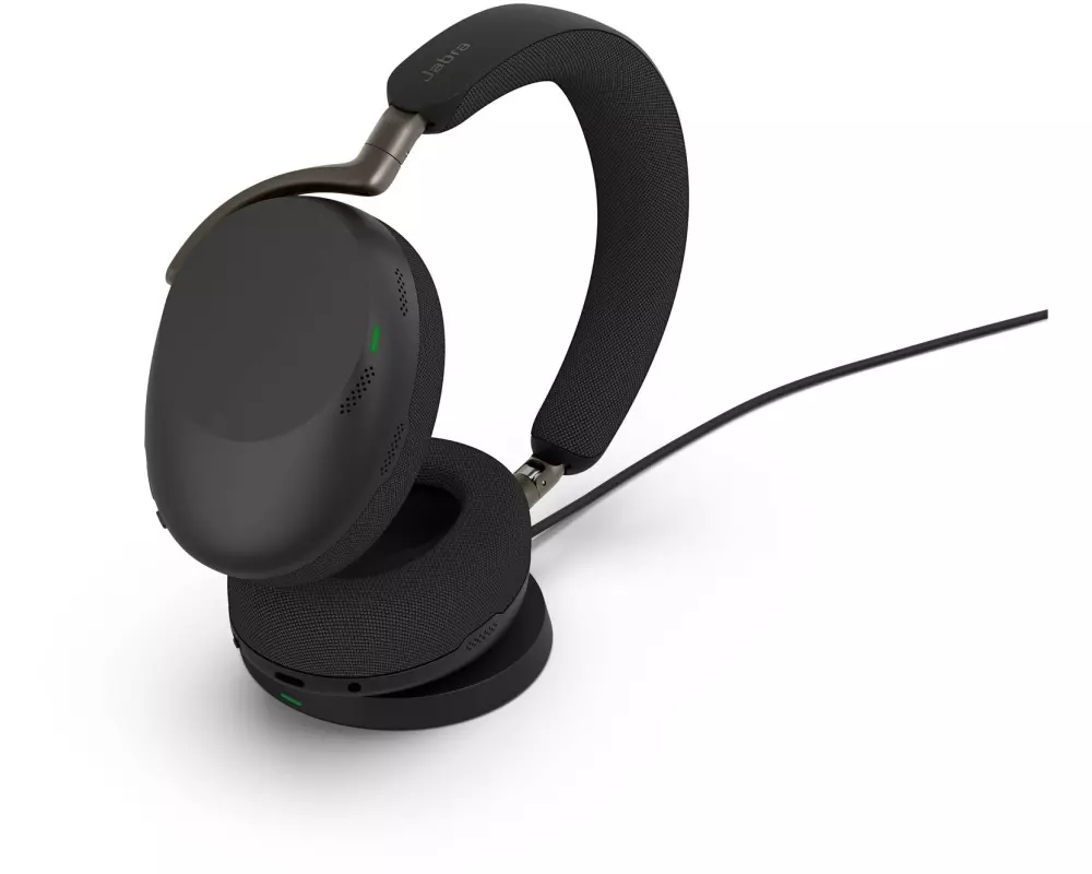 Jabra Headset Evolve3 85 UC WLC Bluetooth, USB-C, Schwarz