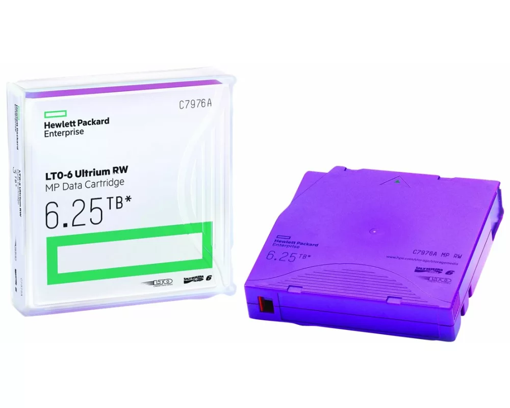 HPE LTO Ultrium 6 data cartridge 6.25TB 1-pack