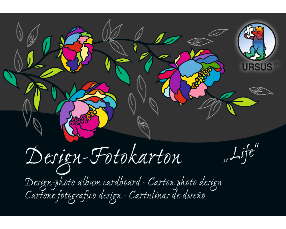 URSUS Fotokarton-Block Life A6 11436499SE 300g,60 Motive 60 Blatt