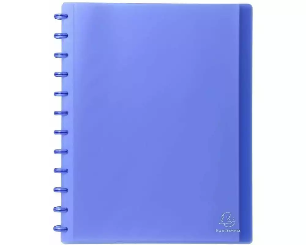 Exacompta Sichtbuch A4 Blau/Transparent