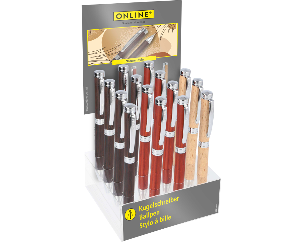 ONLINE Display Kugelschreiber 31174/15 Nature Style