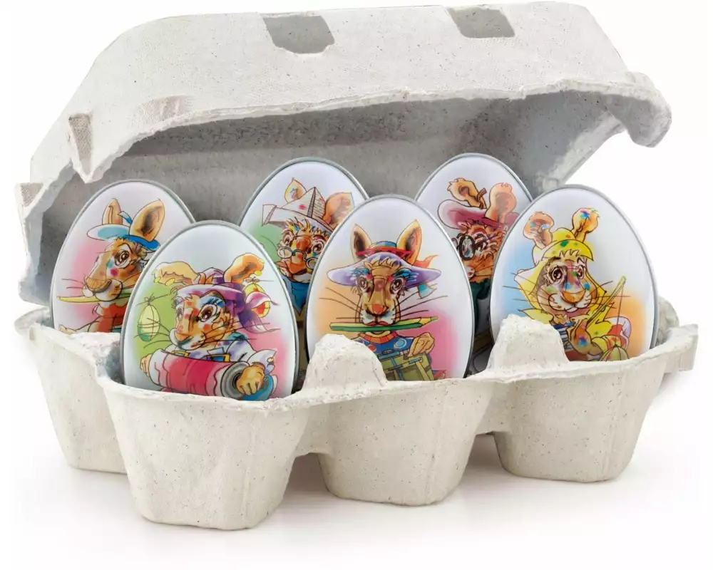 Läckerli Huus Oster-Zuckerware Blecheili 150 g