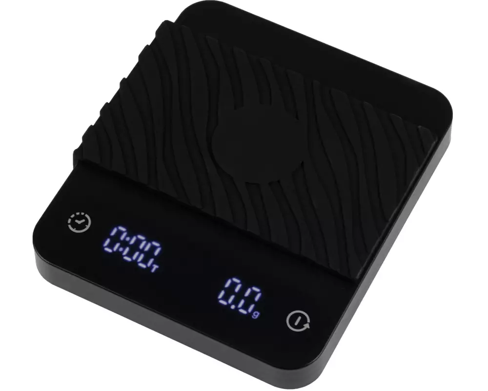 FURBER Kaffeewaage Quadro 2 Schwarz