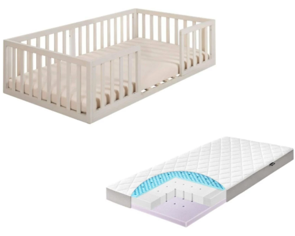 roba Montessori Bodenbett für Kinder 70 x 140 cm