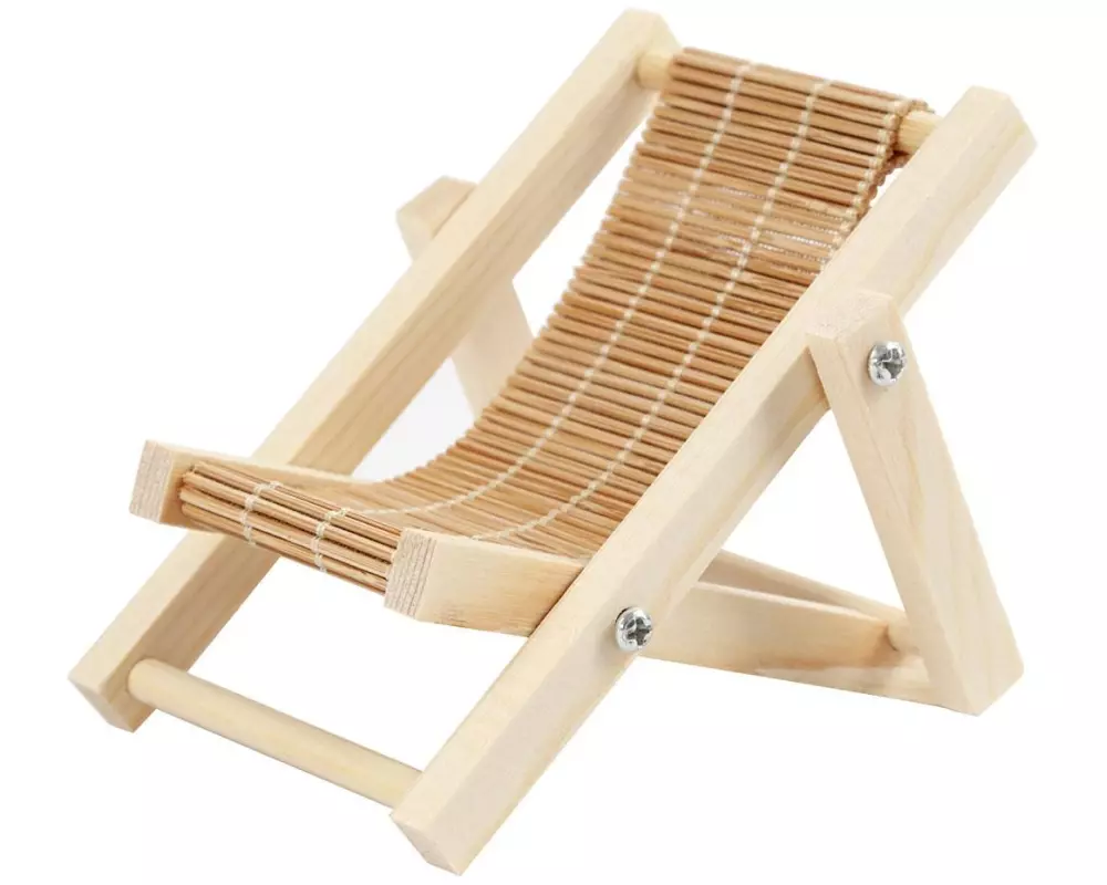 Creativ Company Mini-Möbel Liegestuhl 7.5 x 9.5 cm 1 Stück