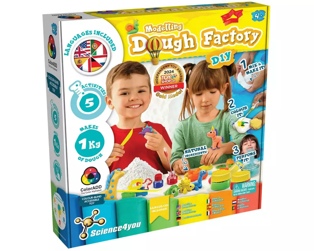 Science4you Experimentierkasten Modelling Dough Factory