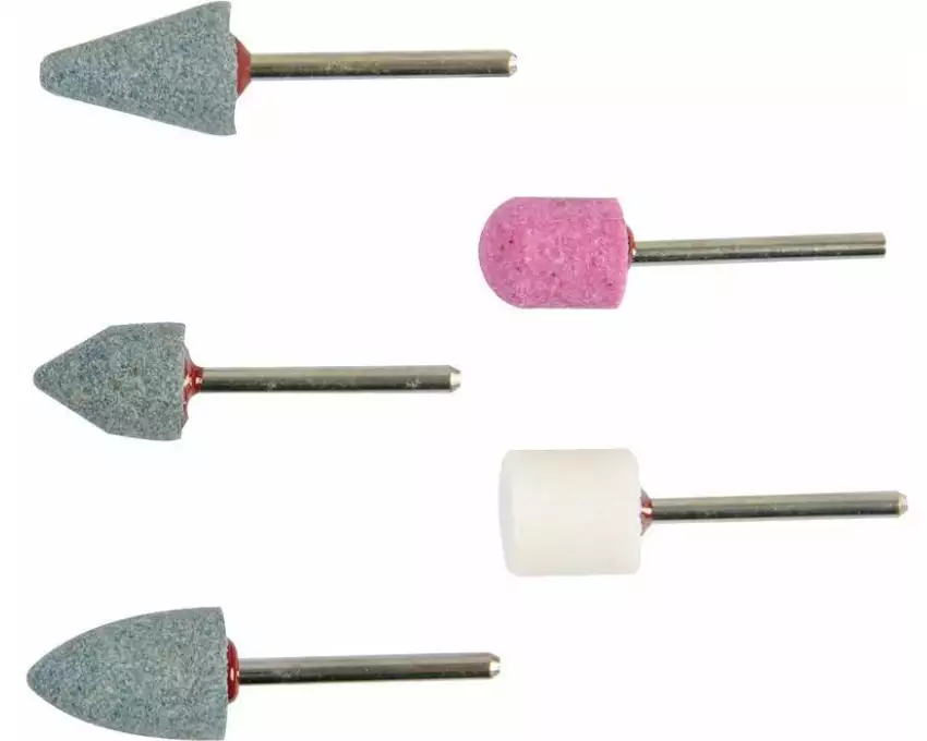 kwb Zubehörset Miniatur-Schleifstifte, 5 Teile