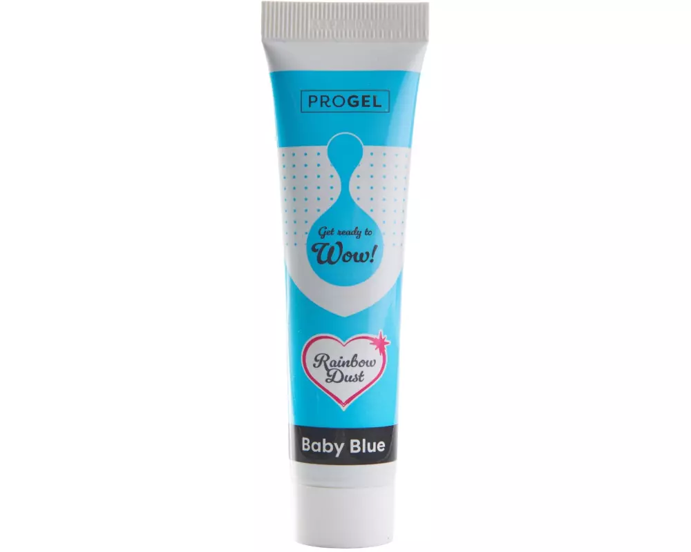 Rainbow Dust ProGel Lebensmittelfarbe Baby Blau 25 g