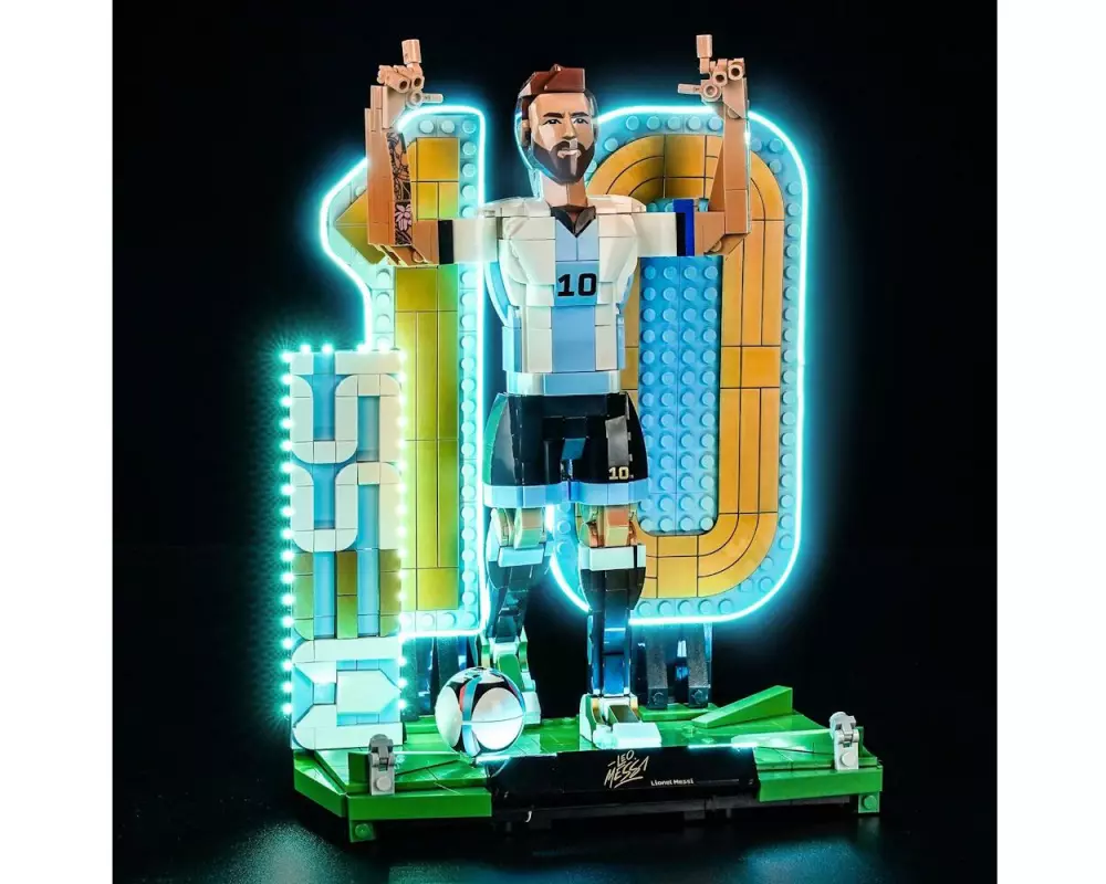 BrickBling BB LED Beleuchtungs-Set für LEGO 43015 Lionel Messi