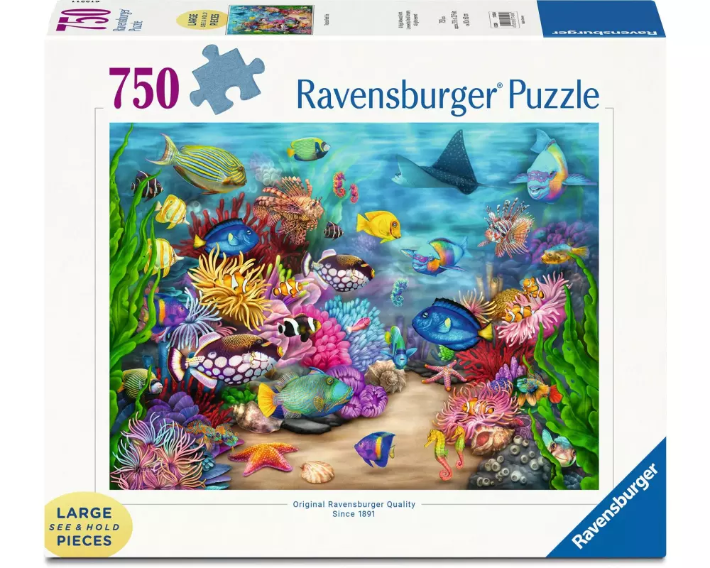Ravensburger Puzzle Tropisches Riffleben 750 Teile