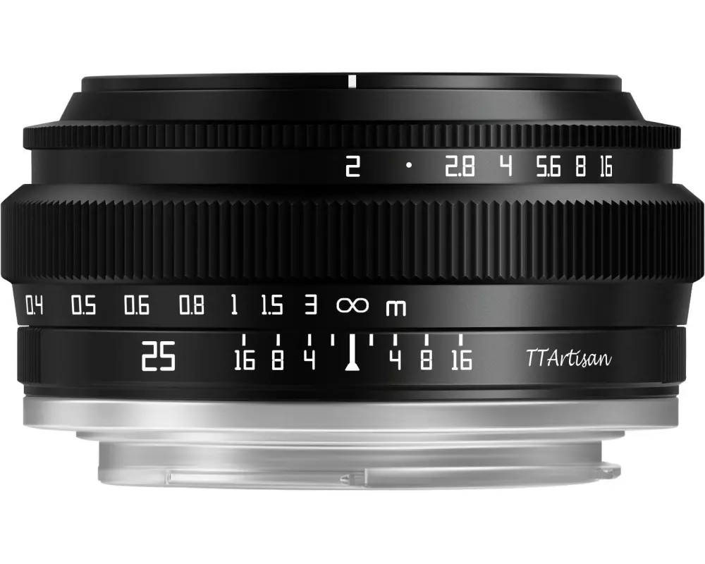 TTArtisan Festbrennweite APS-C 25mm F/2 – Fujifilm X-Mount