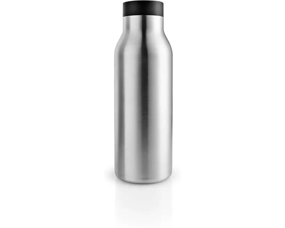 Eva Solo Thermosflasche Urban 700 ml, Schwarz/Silber