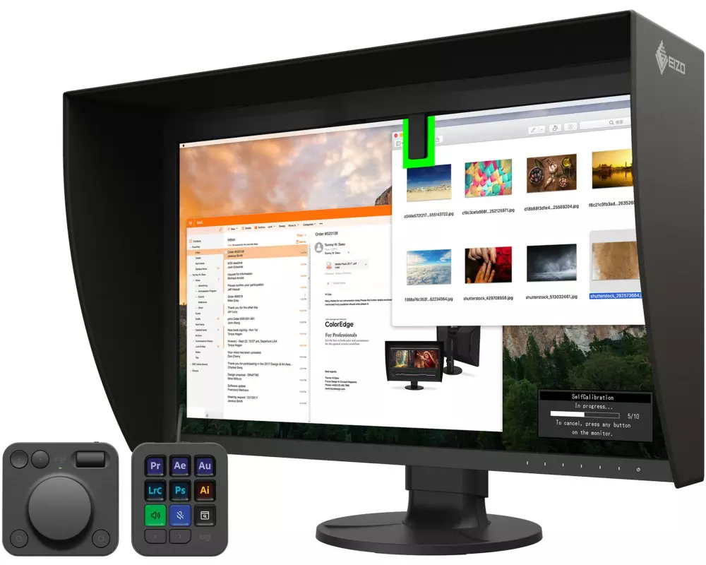 EIZO Monitor CG2700X + Creative Console Swiss Edition