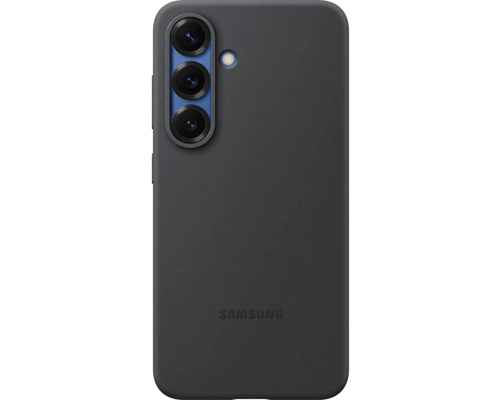 Samsung Back Cover Silicone Galaxy S25 Schwarz
