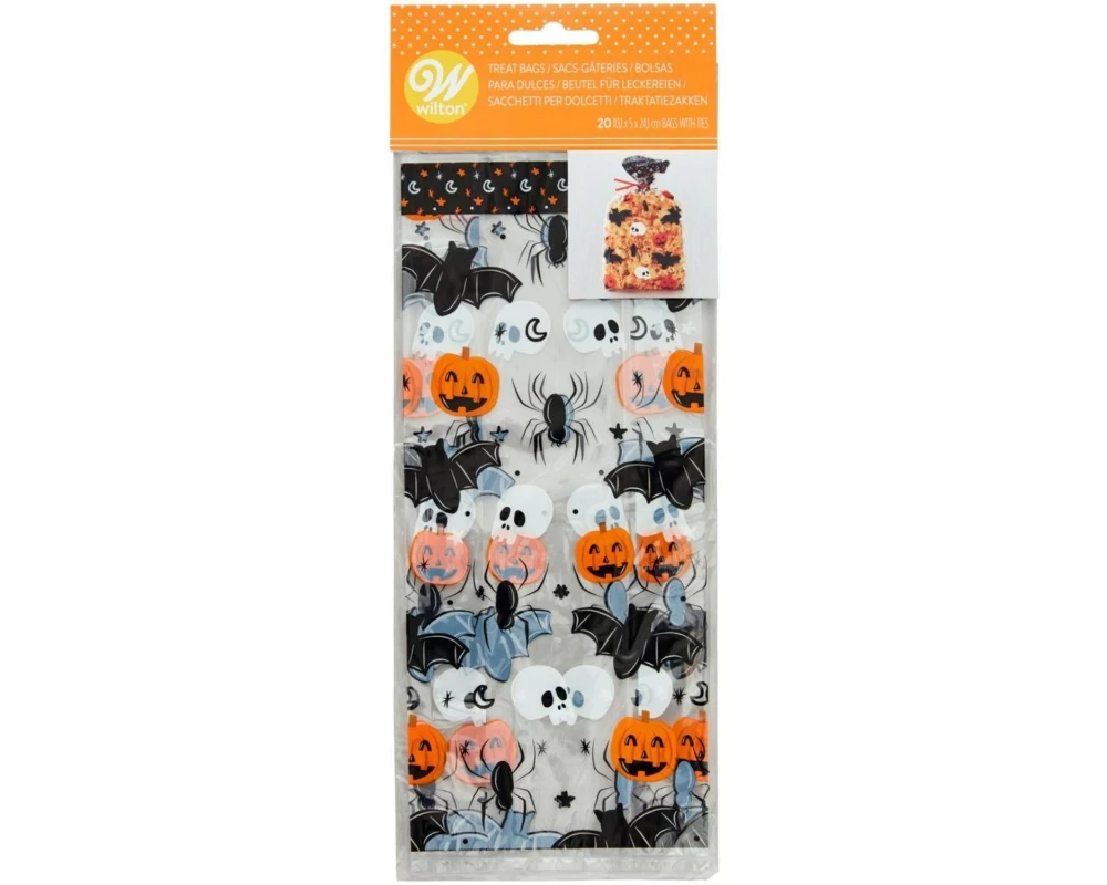 BackshopSchweiz Wilton Geschenktüte – Halloween 20 Stück, Mehrfarbig