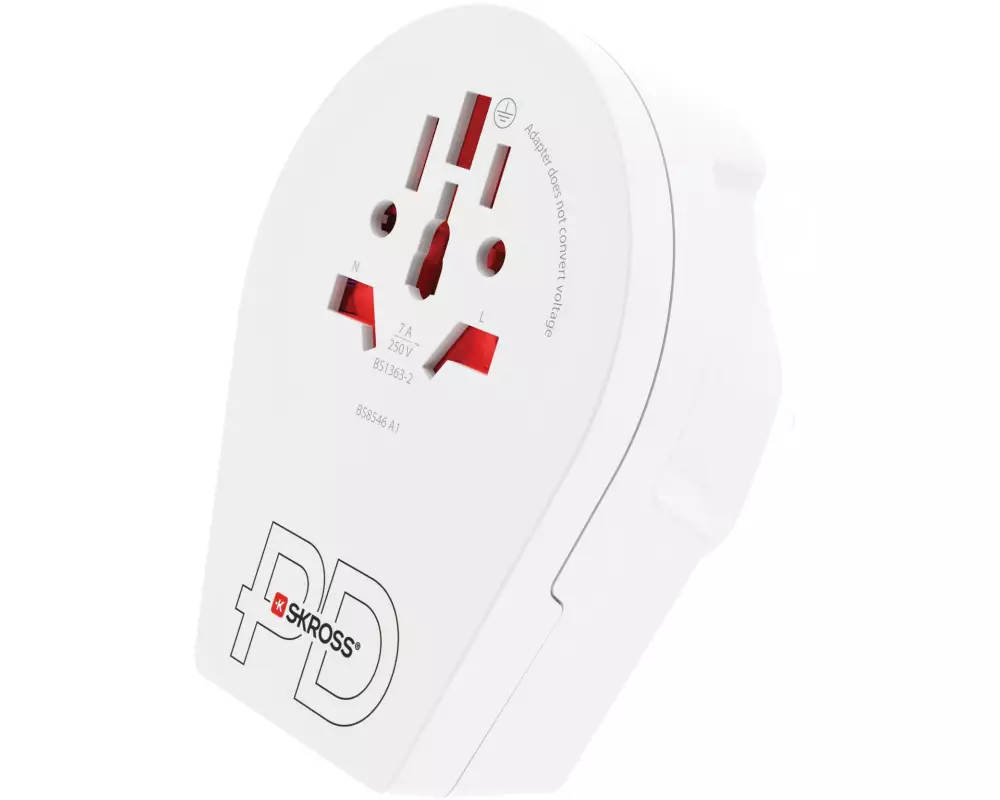 SKROSS Reiseadapter Country World / UK, USB