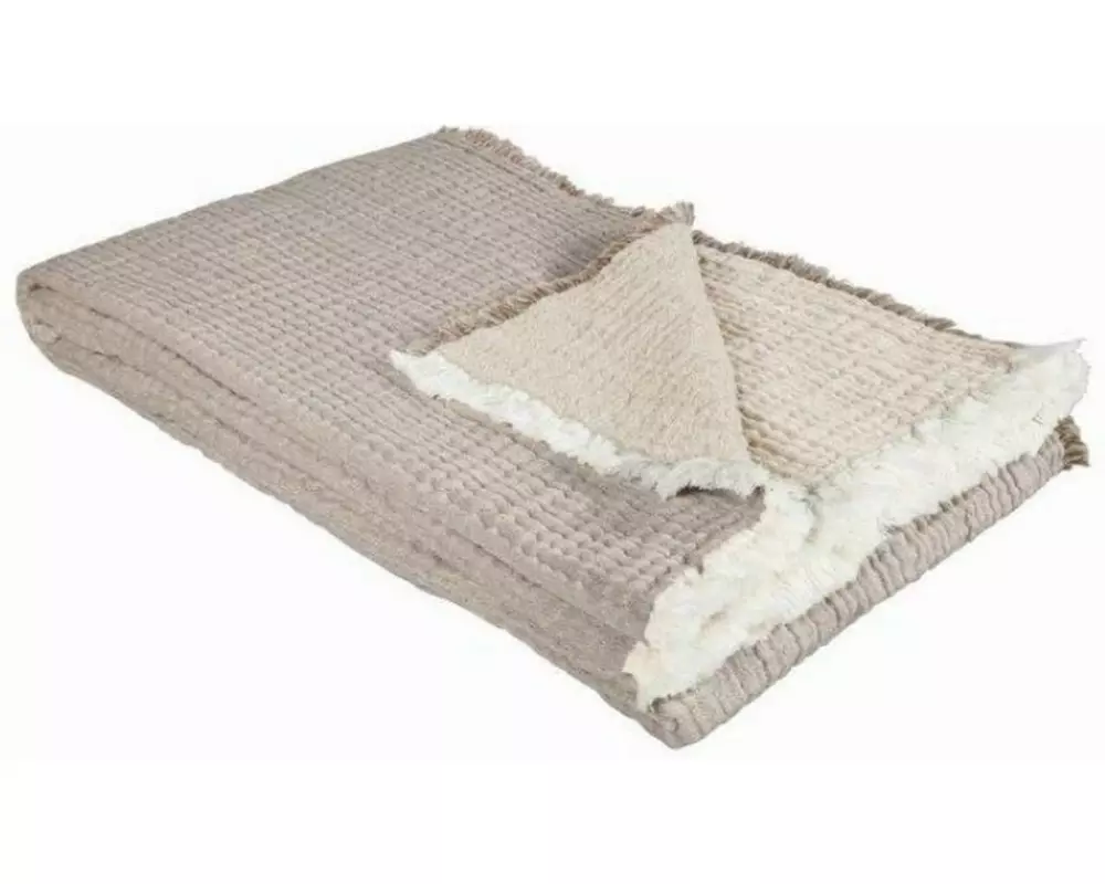 Eskimo Decke Nora 130 x 200 cm, Taupe-Beige