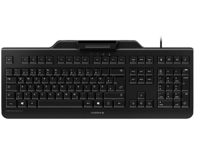 CHERRY SECURE BOARD 1.0 BLK Tastatur Büro USB QWERTY UK Englisch Schwarz