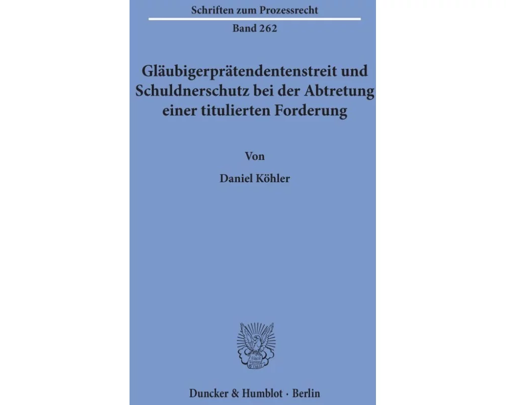Gläubigerprätendentenstreit und Schuldnerschutz bei der Abtretung einer titulierten Forderung.