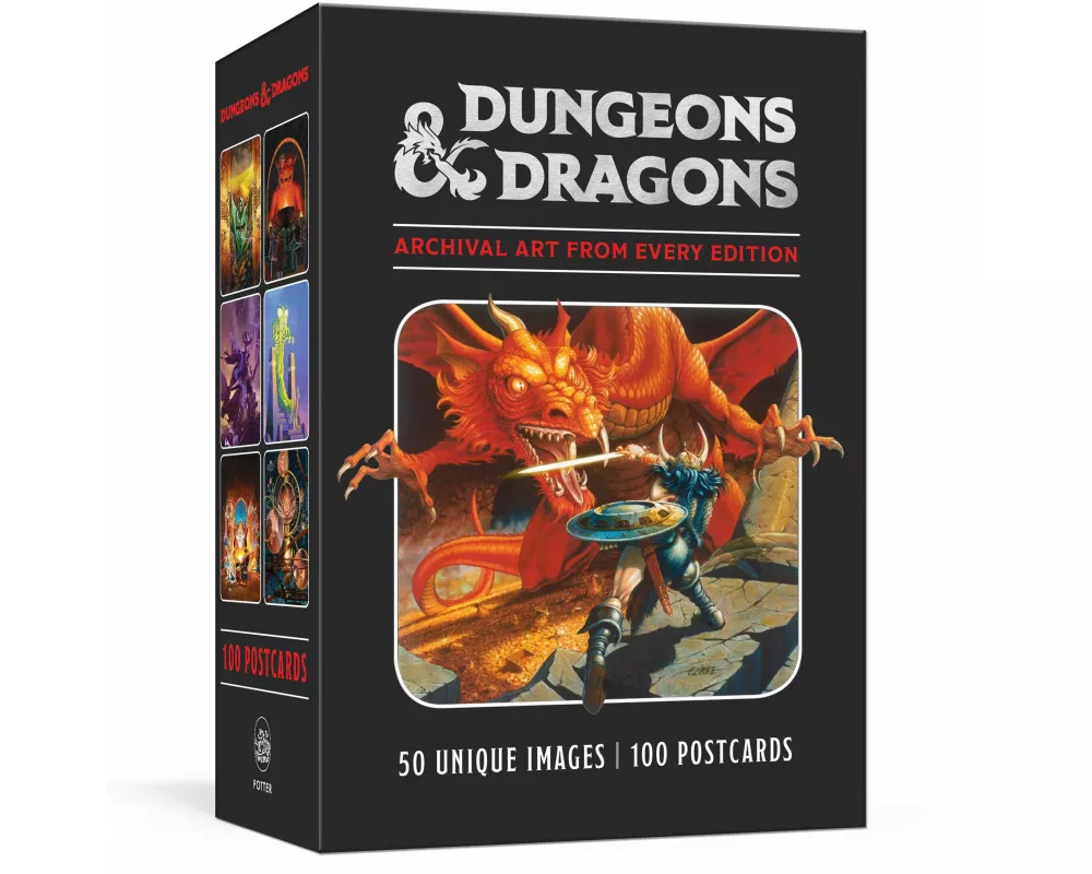 Dungeons & Dragons 100 Postcards: Archival Art from Every Edition