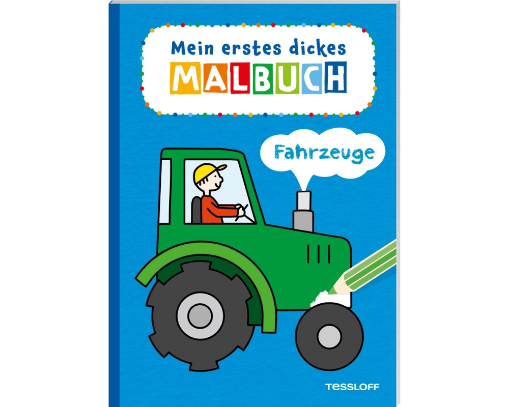 Mein erstes dickes Malbuch. Fahrzeuge