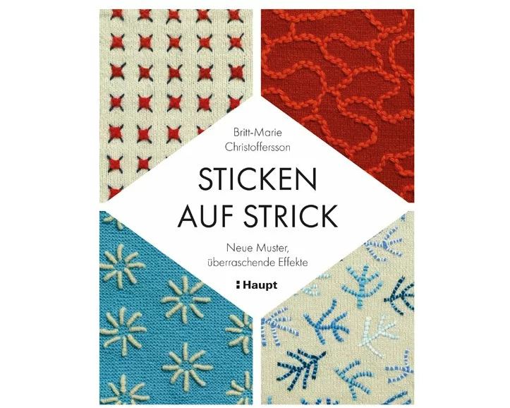 Sticken auf Strick