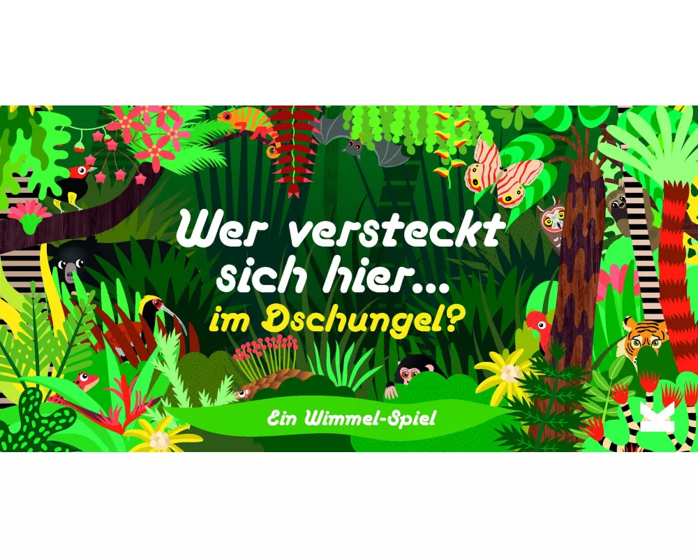 Wer versteckt sich hier im Dschungel?