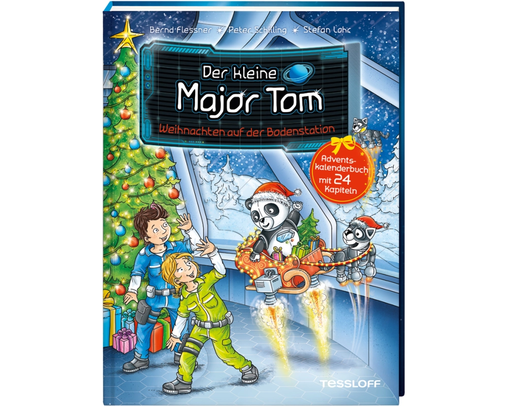 Der kleine Major Tom. Weihnachten auf der Bodenstation. Adventskalenderbuch mit 24 Kapiteln