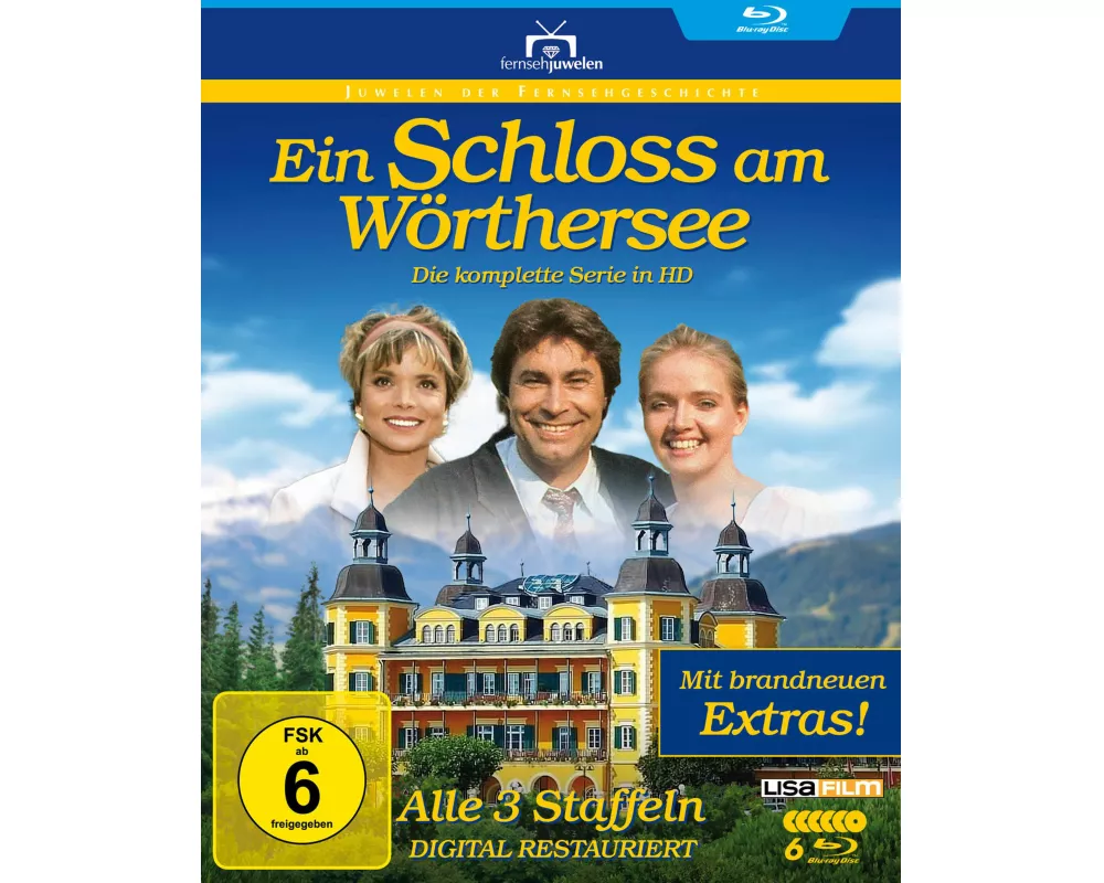 Ein Schloss am Wörthersee - Gesamtbox (Staffel 1 - 3). 6 Blu-rays