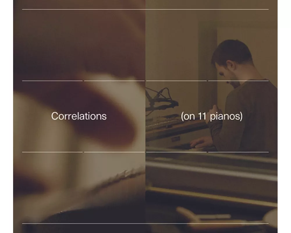 Correlations (on 11 pianos)