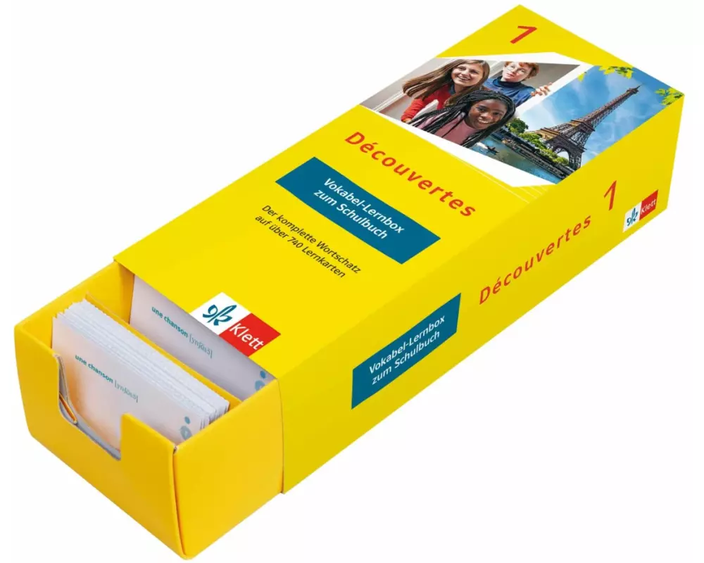 Découvertes 1 (ab 2020) - Vokabel-Lernbox zum Schulbuch 1. Lernjahr