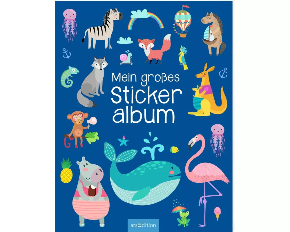 Mein großes Stickeralbum – Tiere