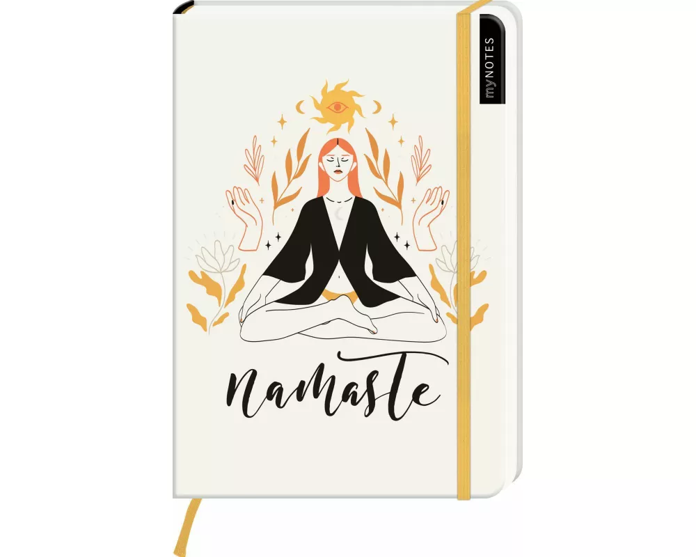 myNOTES Notizbuch A5: Namaste