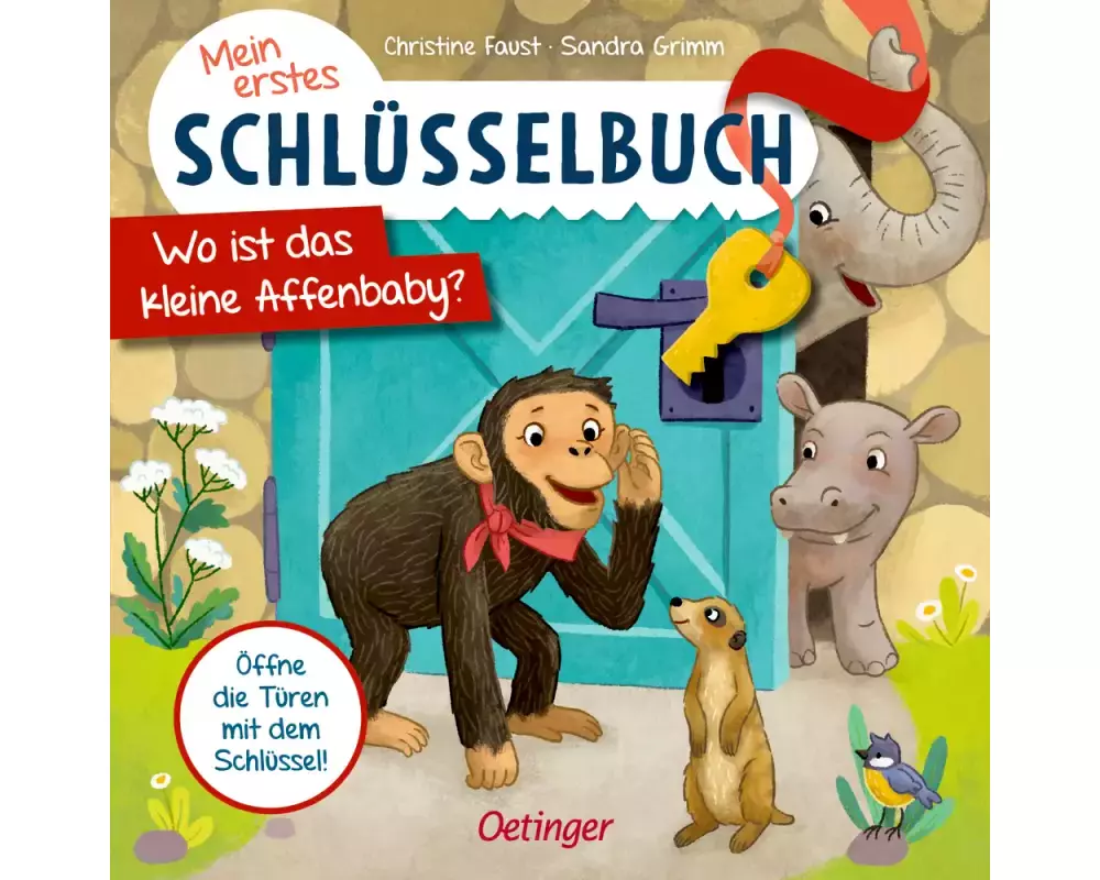 Mein erstes Schlüsselbuch. Wo ist das kleine Affenbaby?