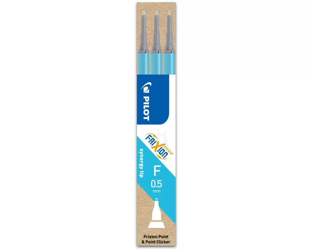 Pilot Patrone FriXion Refill 3 Stück 0.5 mm, Hellblau