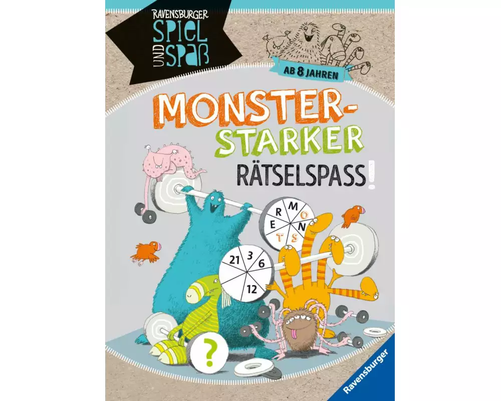 Monsterstarker Rätsel-Spaß ab 8 Jahren