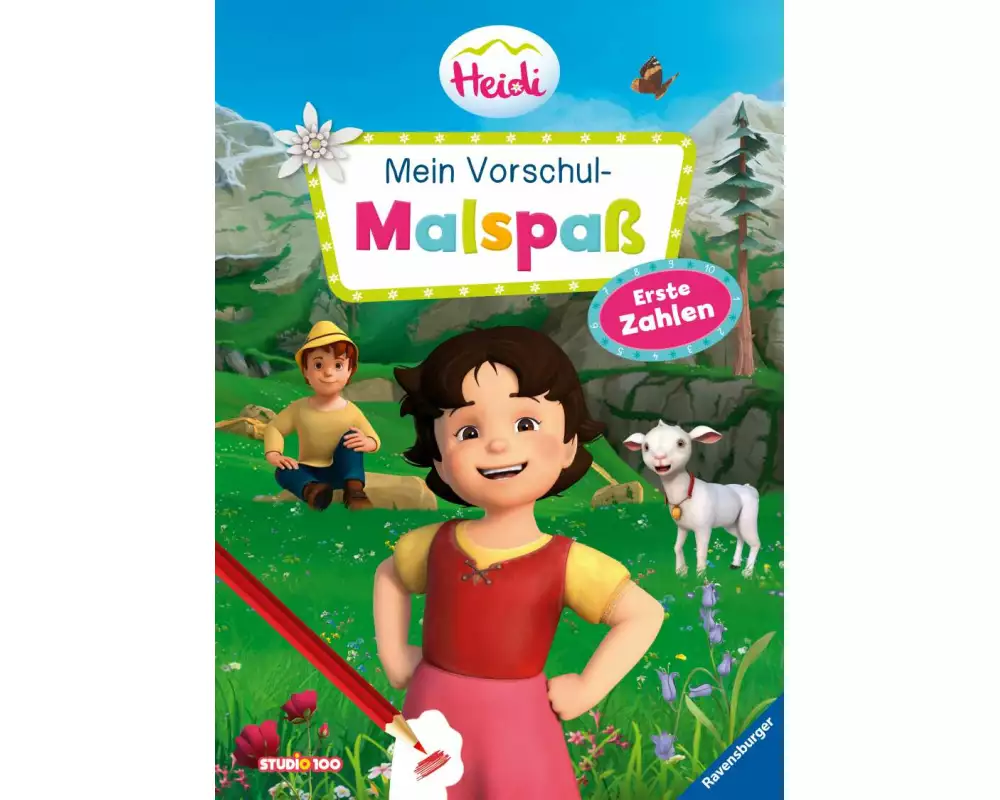 Heidi - Mein Vorschul-Malspaß Erste Zahlen